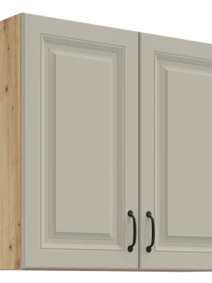 STILO ac horní skříňka 80 G-72 2F s policemi 80 cm artisan/světle šedá Sleva