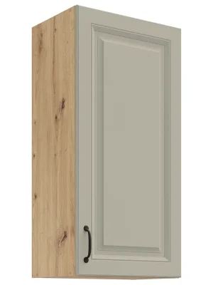 STILO ac horní skříňka 45 G-90 1F s policemi 45 cm VYSOKÁ UNI dvířka artisan/světle šedá Vrácení Zdarma