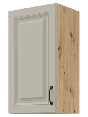 STILO ac horní skříňka 40 G-72 1F s policemi 40 cm UNI dvířka artisan/světle šedá Expresní Doručení