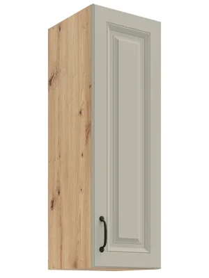 STILO ac horní skříňka 30 G-90 1F s policemi 30 cm VYSOKÁ UNI dvířka artisan/světle šedá Kup Teď
