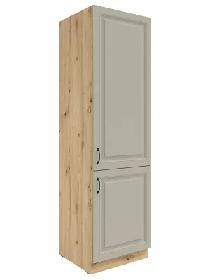 STILO ac vysoká skříňka 60 DK-210 2F potravinová s policemi 60 cm UNI dvířka artisan/světle šedá Kup Teď