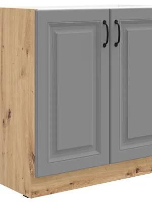 Speciální Cena STILO ad dolní skříňka 80 D 2F s policí 80 cm artisan/šedá
