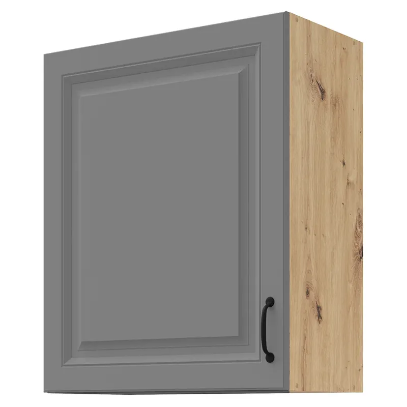 STILO ad horní skříňka 60 G-72 1F s policemi 60 cm UNI dvířka artisan/šedá Hit Sezóny