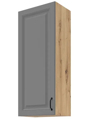 STILO ad horní skříňka 45 G-108 1F s policemi 45 cm VYSOKÁ UNI dvířka artisan/šedá Omezená Nabídka