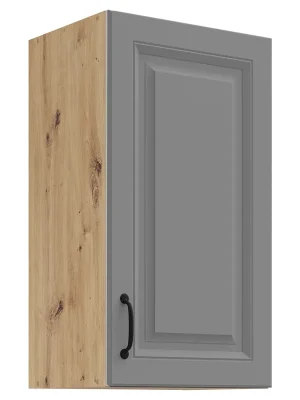 Zlevněný STILO ad horní skříňka 40 G-72 1F s policemi 40 cm UNI dvířka artisan/šedá