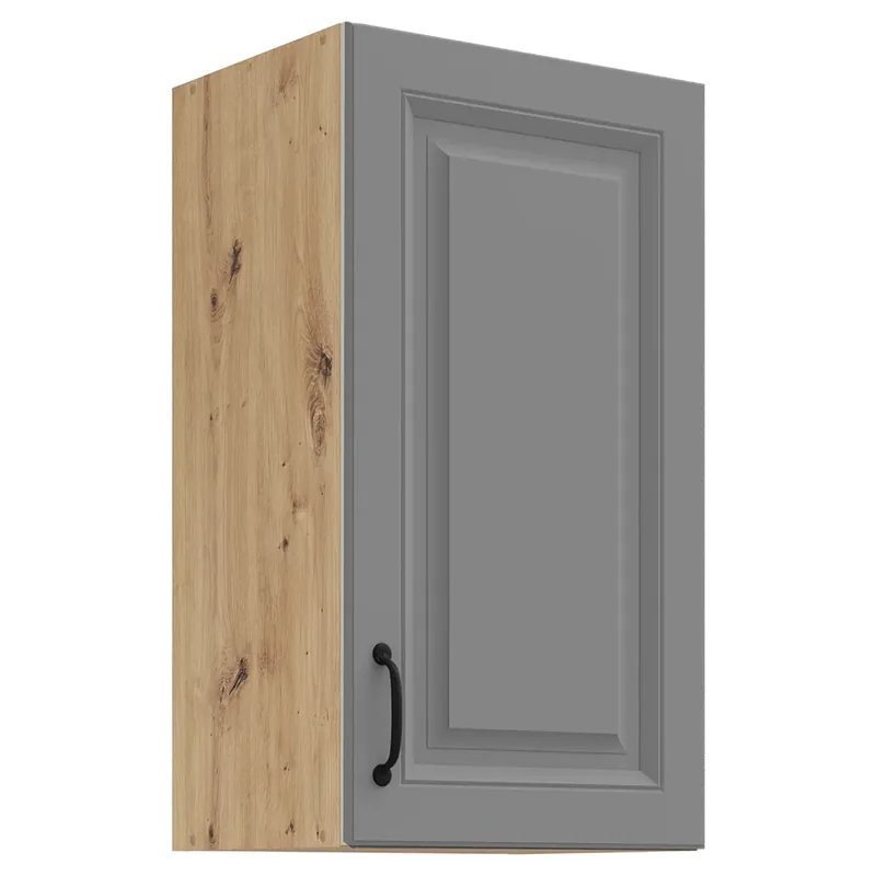 Zlevněný STILO ad horní skříňka 40 G-72 1F s policemi 40 cm UNI dvířka artisan/šedá