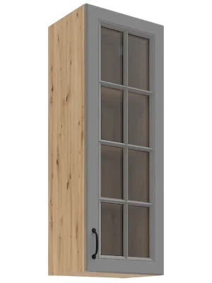 STILO ad horní skříňka 40 GS-108 1F s policemi 40 cm EXTRA VYSOKÁ UNI dvířka artisan/šedá Cenová Bomba