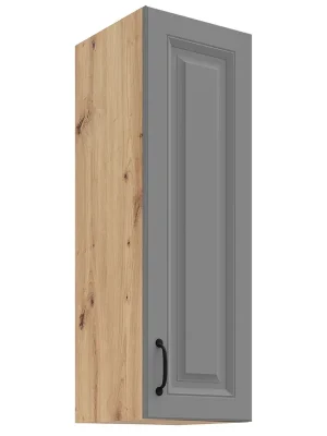Vrácení Zdarma STILO ad horní skříňka 30 G-90 1F s policemi 30 cm VYSOKÁ UNI dvířka artisan/šedá