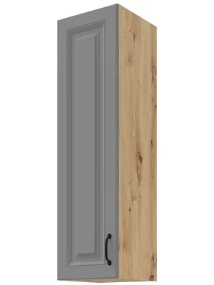 Sleva STILO ad horní skříňka 30 G-108 1F s policemi 30 cm EXTRA VYSOKÁ UNI dvířka artisan/šedá