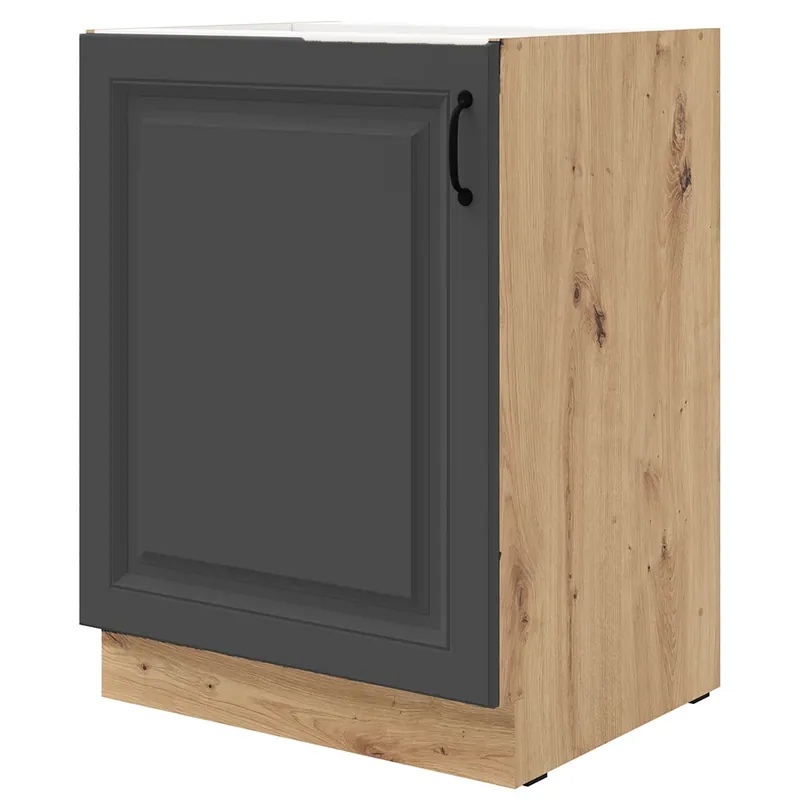 STILO gr dolní skříňka 60 D 1F s policí 60 cm UNI dvířka artisan/grafit Autentický