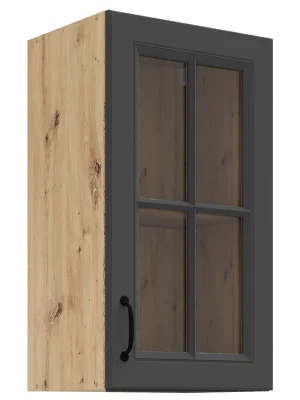STILO gr horní skříňka 40 GS-72 1F s policí 40 cm UNI dvířka artisan/grafit Autentický