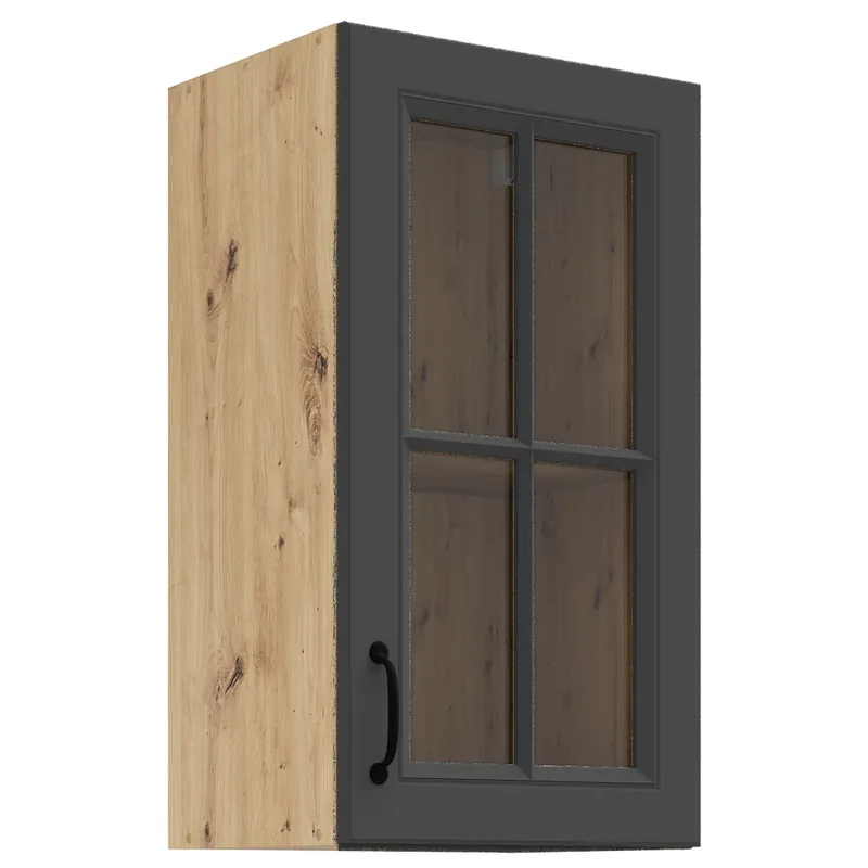 STILO gr horní skříňka 40 GS-72 1F s policí 40 cm UNI dvířka artisan/grafit Autentický