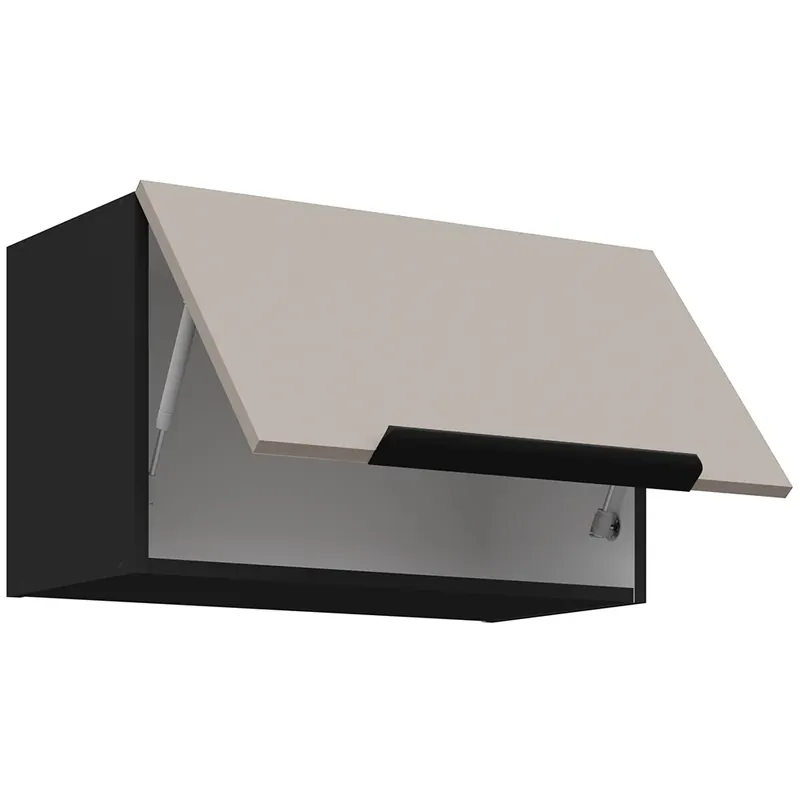 ARIA cb horní skříňka 60 GU-36 1F výklopná 60 cm ANTI FINGERPRINT povrch černá/béžová Ihned K Objednání