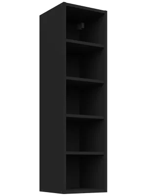 Akce ARIA cb horní regál 30 G-108 OTW s policemi EXTRA VYSOKÝ 30 cm černá