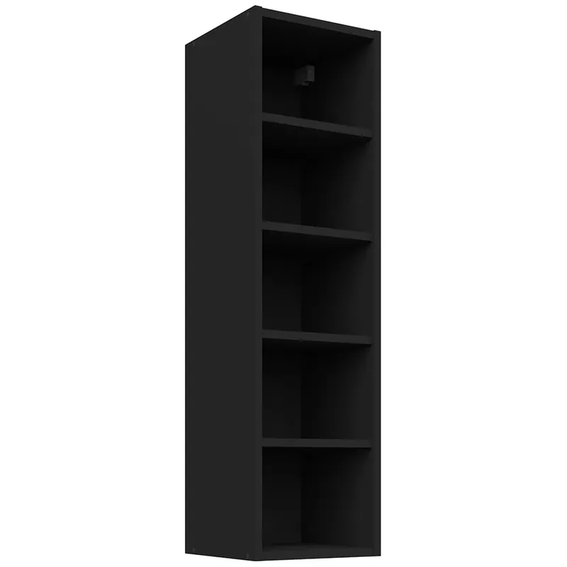 Akce ARIA cb horní regál 30 G-108 OTW s policemi EXTRA VYSOKÝ 30 cm černá