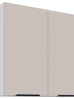 Sleva COMO horní skříňka 80 G-72 2F policová 80 cm bílá/kašmír