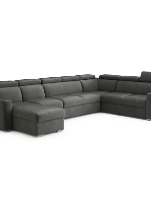 Sedací souprava PEDRO U 170x380x250 rozkládací + 3x úložný prostor VÝBĚR TKANIN Objednat Nyní