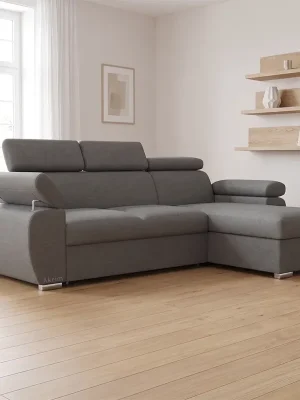 Sedací souprava PLAZA 255x170 cm rozkládací + úložný prostor VÝBĚR TKANIN Jen Po Omezenou Doba