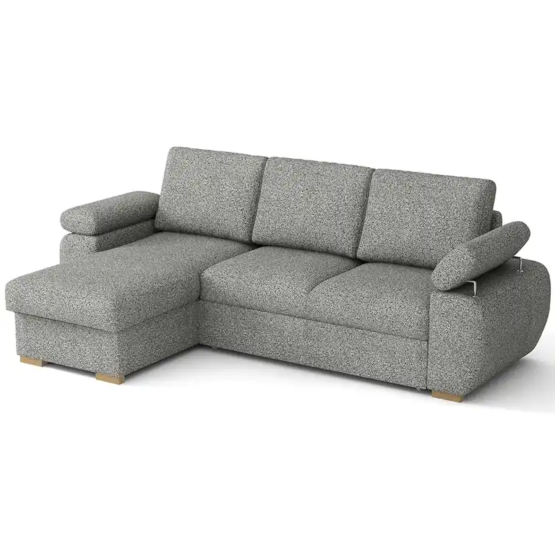 Akce Sedací souprava ASTAN 155x260 cm rozkládací + úložný prostor VÝBĚR TKANIN