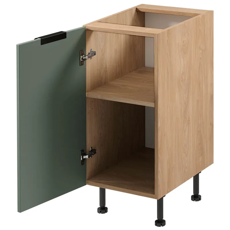 SORENTO pg dolní skříňka D40 s dvířky 40 cm LEVÁ puccini/zelená Cenová Bomba