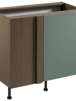 Akce SORENTO bg dolní skříňka D100N rohová 120x60cm LEVÁ baltic/zelená