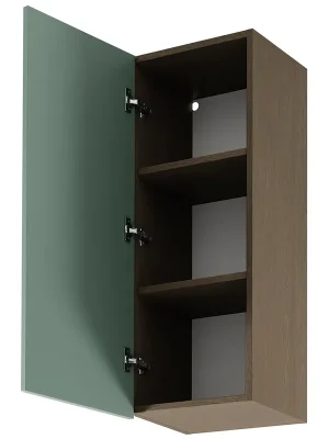 Zlevněný SORENTO bg horní skříňka G40 policová 40 cm LEVÁ baltic/zelená