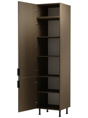 SORENTO b vysoká skříňka D60RWN potravinová s policemi 60 cm LEVÁ baltic Top Prodej