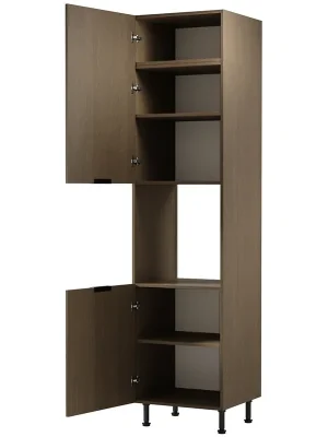 Vrácení Zdarma SORENTO b vysoká skříňka D60PWN na vestavnou troubu 60 cm LEVÁ baltic