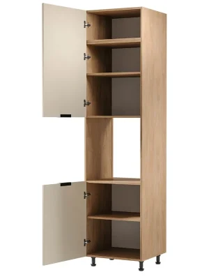 SORENTO pz vysoká skříňka D60PWN na vestavnou troubu 60 cm LEVÁ puccini/béžová Super Cena