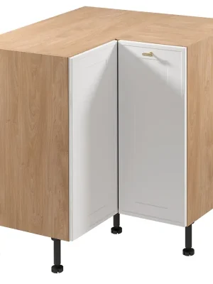 SORENTO pb dolní skříňka D90N rohová 90x90 cm PRAVÁ puccini/bílá Cenová Bomba