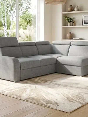 Sedací souprava OSLO III 250x178 rozkládací + úložný prostor šedá Pouze Dnes