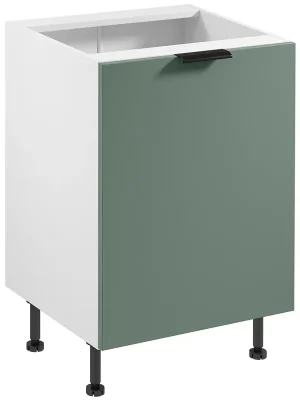 Top Prodej SORENTO jv dolní skříňka D60 s dvířky 60 cm PRAVÁ bílá/zelená