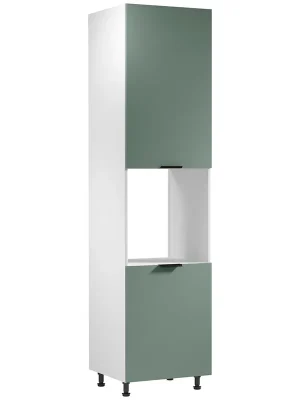 SORENTO jv vysoká skříňka D60PWN na vestavnou troubu 60 cm LEVÁ bílá/zelená Hit Sezóny