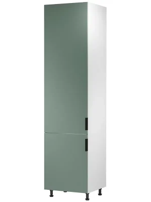 SORENTO jv vysoká skříňka D60ZLN na vestavnou lednici 60 cm LEVÁ bílá/zelená Novinka