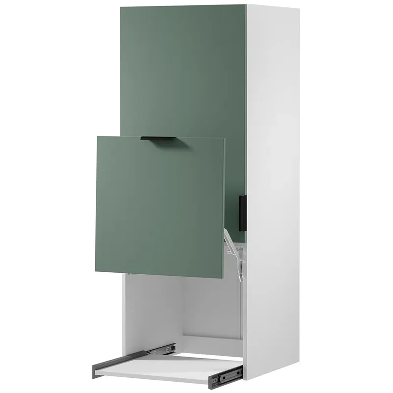 SORENTO jv horní skříňka N60N multifunkční nástavec 60 cm LEVÁ bílá/zelená Omezená Nabídka