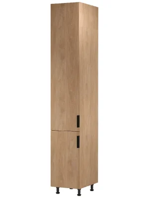 Super Cena SORENTO pp vysoká skříňka D40SPWN potravinová s policemi 40 cm LEVÁ puccini