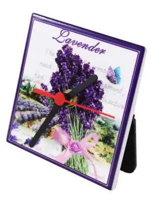 Autentický Hodiny Lavender Home Elements