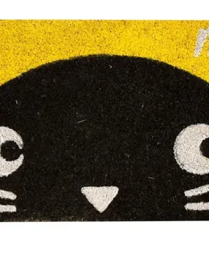 Autentický Rohožka Miau žlutá Home Elements