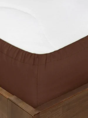 Prostěradlo bavlněné, tmavě hnědé Dreamy Linens Odeslání Ihned
