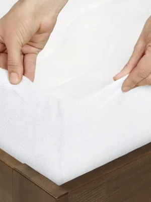 Prostěradlo froté, bílé Dreamy Linens Odeslání Ihned