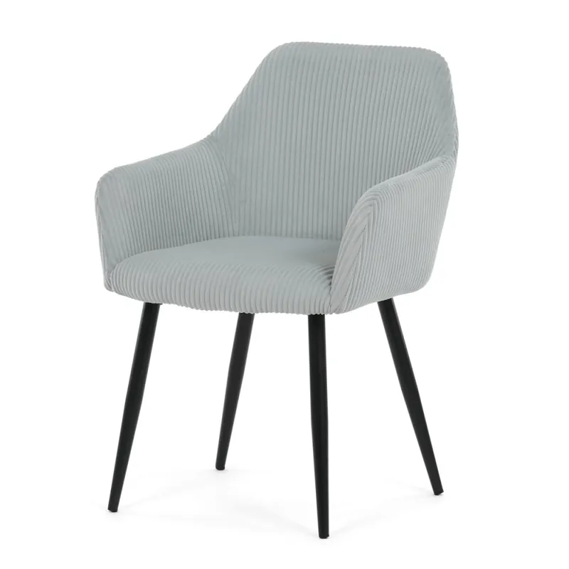 Jídelní židle, modrá, manšestrová látka, DCH-V4009 BLUE6 - Barva modrá eup349607euv1 Expresní Doručení