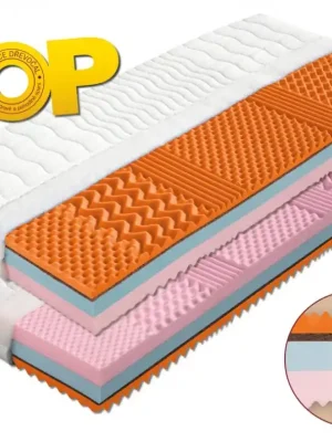 Akce Matrace CAPRI - sedmizónová matrace - Vyberte si potah matrace AloeVeraVyberte si rozměr matrace 200 x 140 x 21 cm