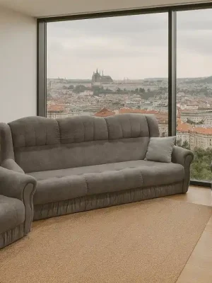 Výhodná Nabídka Sedací souprava AMANDA 3+1+1 - Barva šedá eup348927euv1