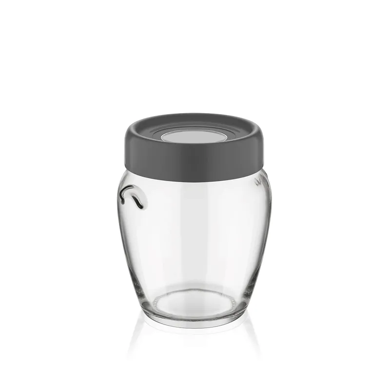 Cenově Výhodný PROHOME - Dóza sklo 580ml s víčkem různé barvy