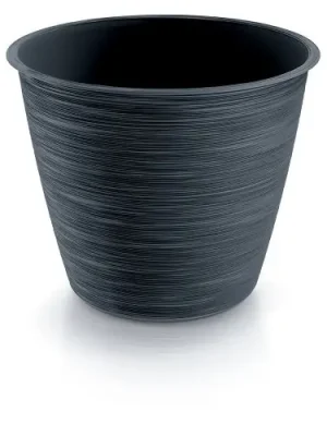 PROSPERPLAST - Obal na květináč FURU 23,5cm černý Ověřený