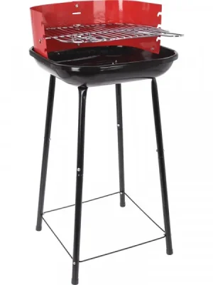 Vrácení Zdarma PROHOME - Gril čtvercový 40x40x74cm BBQ