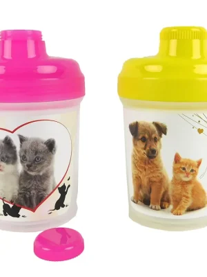 TVAR - Láhev plast 300ml/450ml dekor Štěňata,Koťata různé motivy Expresní Doručení
