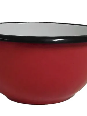 Rychlé Dodání PROHOME - Miska na polévku s uchem 12cm smaltovaná
