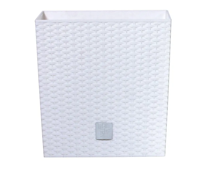 Oblíbený PROSPERPLAST - Květináč Rato Low 17cm bílý umělá hmota