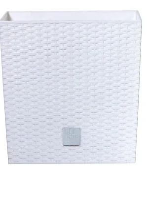 Top Prodej PROSPERPLAST - Květináč Rato Low 26,5cm bílý